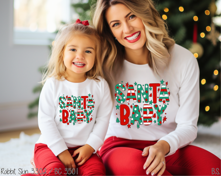 Santa Baby Red & Green #BS3809