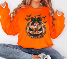 Load image into Gallery viewer, Scary Orange Disco Pumpkin #BS7167
