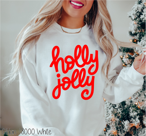 Red Script Holly Jolly #BS6135