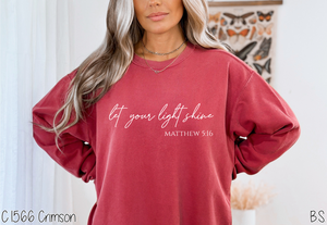 Script Let Your Light Shine #BS8377