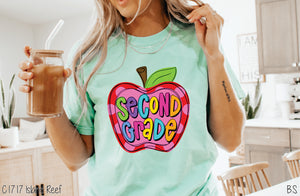 Second Grade Apple Pink Dots #BS7068