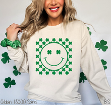 Load image into Gallery viewer, Shamrock Background Smiley Face #BS5108
