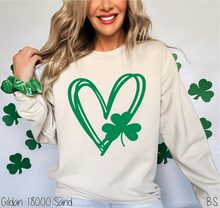 Load image into Gallery viewer, Shamrock Hand Drawn Heart #BS2608
