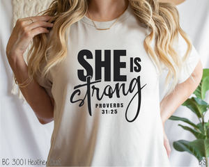 She Is Strong Proverbs #BS7210