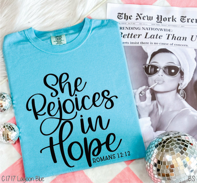She Rejoices In Hope #BS1993