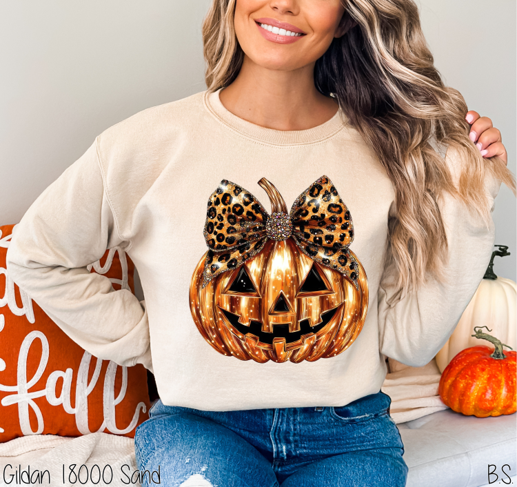 Shiny Leopard Coquette Pumpkin #BS8469