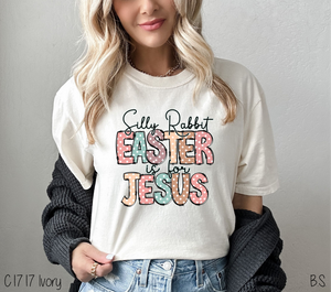 Silly Rabbit Easter Is For Jesus #BS6441