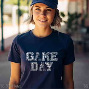 Silver Faux Metallic Game Day #BS6553