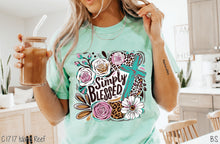 Load image into Gallery viewer, Simply Blessed Flower Cross #BS8022
