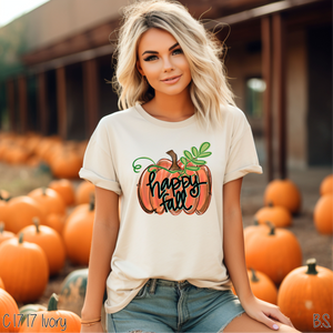 Single Pumpkin Happy Fall #BS5995