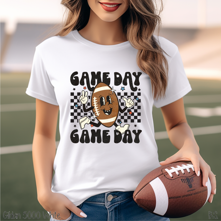 Smiley Retro Football Game Day #BS3571