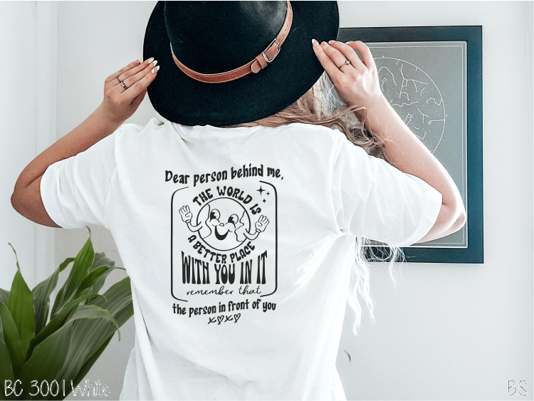 Smiling World Dear Person Behind #BS5670