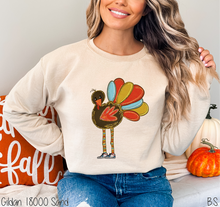 Load image into Gallery viewer, Sneaker Turkey Faux Glitter #BS7298
