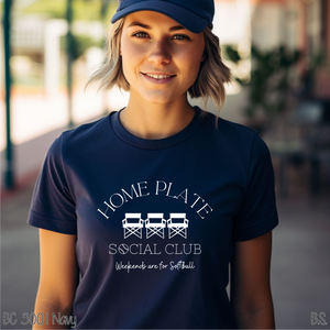 Softball Home Plate Social Club #BS6486