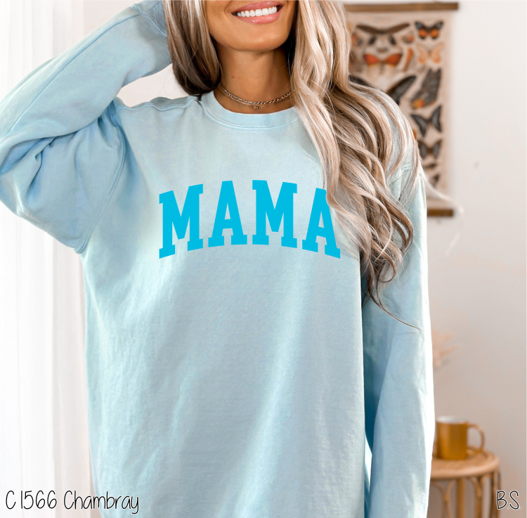 Solid Arched Mama Bright Blue #BS6675