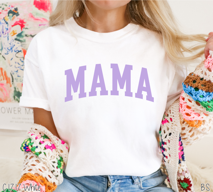 Solid Arched Mama Lavender #BS6678