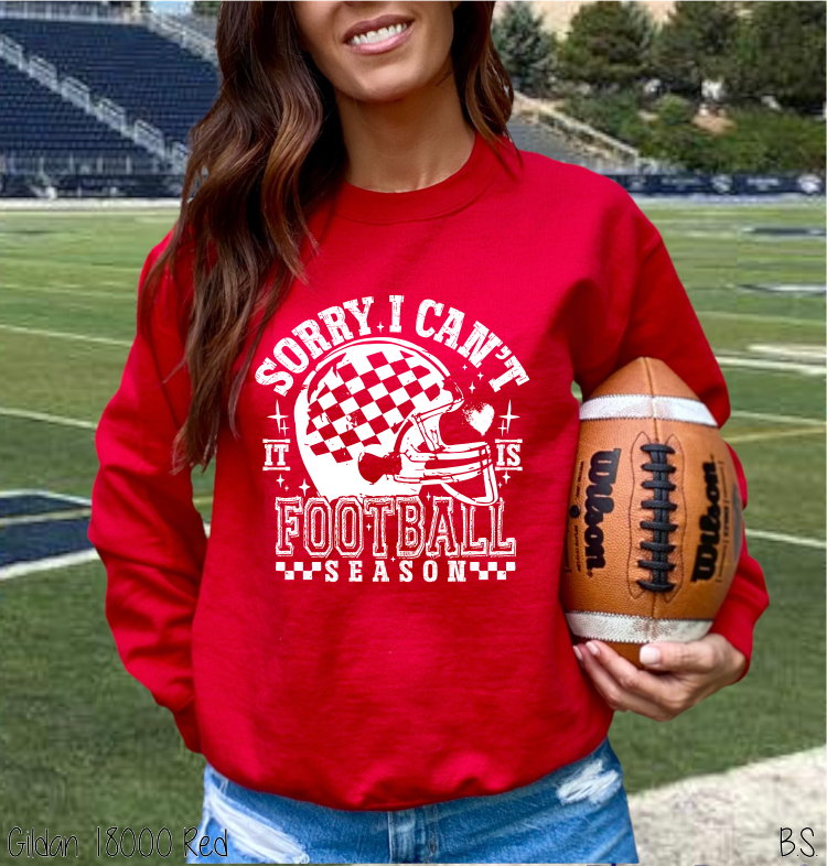 Sorry Can't Football Season #BS8302