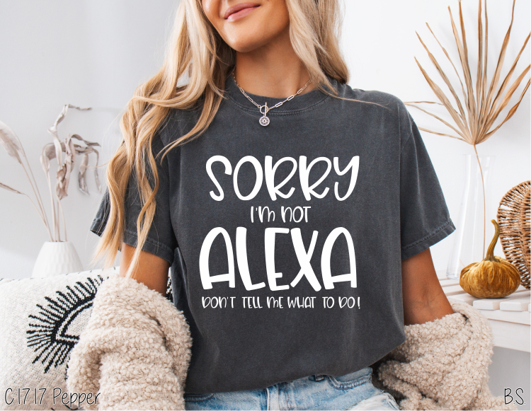 Sorry I'm Not Alexa Don't Tell Me What To Do #A76