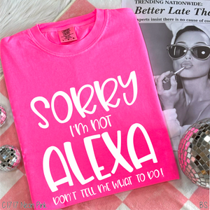 Sorry I'm Not Alexa Don't Tell Me What To Do #A76