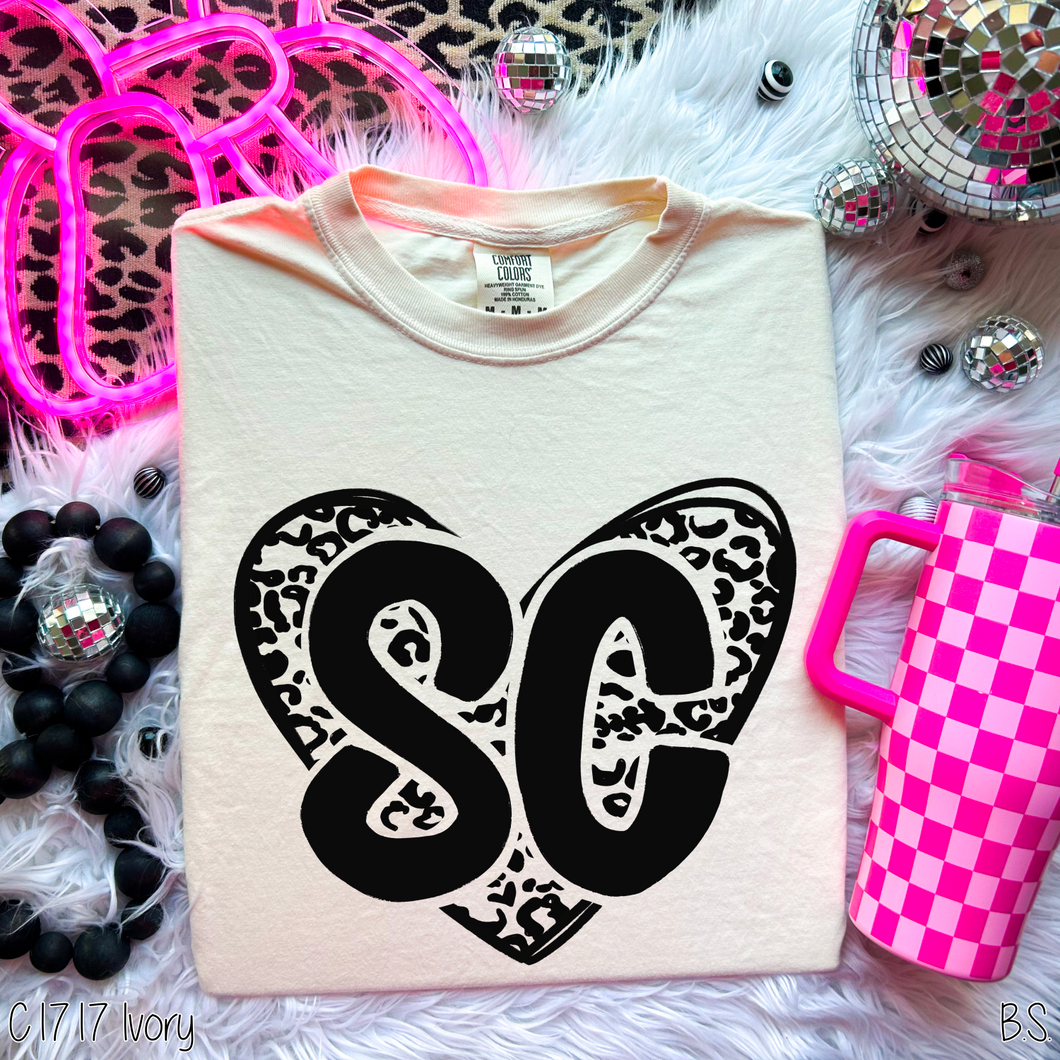 South Carolina Leopard Heart #BS1845