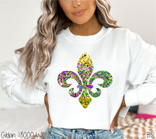 Load image into Gallery viewer, Sparkly Glitter Fleur De Lis #BS6388
