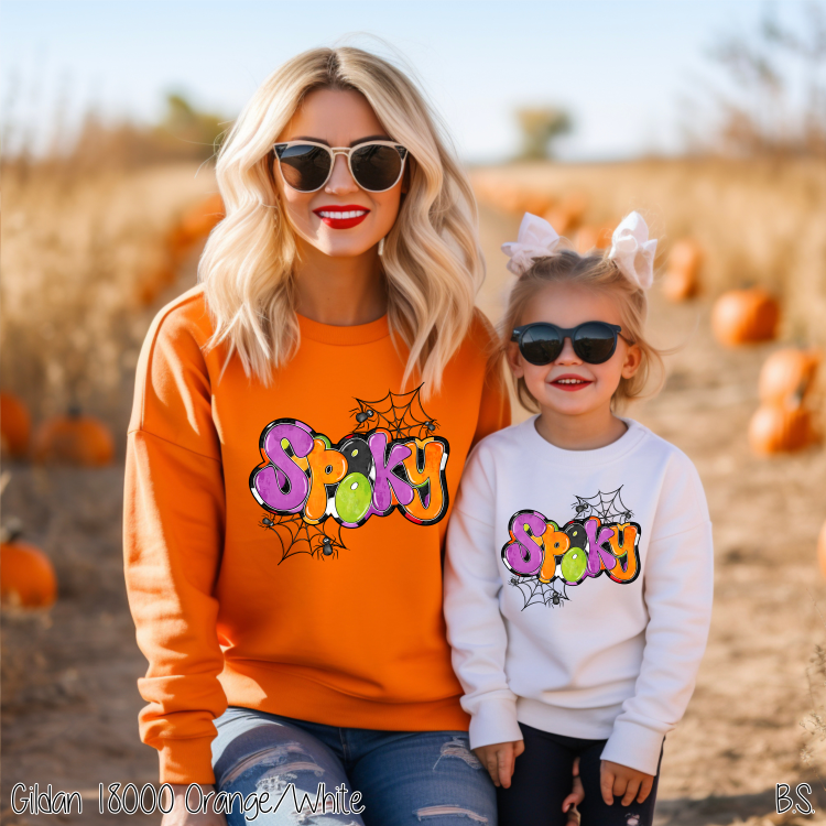 Spooky Doodle Retro Letters #BS7228