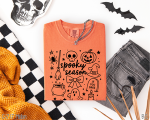 Spooky Season Doodle Collage #BS8385