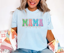 Load image into Gallery viewer, Spring Color Faux Embroidery Mama #BS6610
