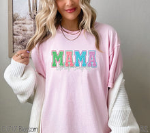Load image into Gallery viewer, Spring Color Faux Embroidery Mama #BS6610
