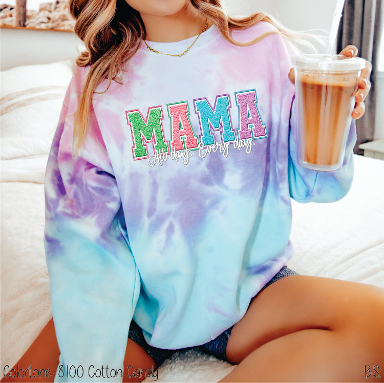 Spring Color Faux Embroidery Mama #BS6610