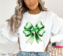 Load image into Gallery viewer, St. Paddy&#39;s Day Coquette Bow #BS7714
