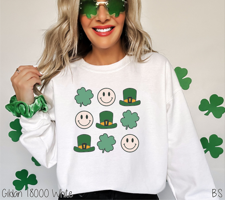 St. Patrick's Day Smile Shamrock Collage  #BS2632