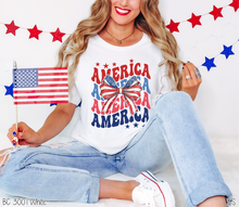 Load image into Gallery viewer, Stacked Coquette American Flag #BS6918
