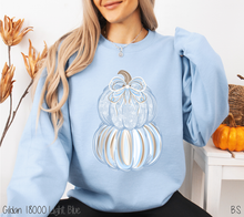 Load image into Gallery viewer, Stacked Grand Millennial Blue Pumpkin #BS8410 *8/24 PRINTS ON ORDER AND EXTRAS POSTED FOR PURCHASE BEFORE ARRIVAL

