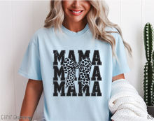 Load image into Gallery viewer, Stacked Mama Leopard Bow #BS7619
