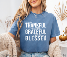 Load image into Gallery viewer, Stacked Thankful Grateful Blessed #BS8576 *10/5 PRINTS ON ORDER AND EXTRAS POSTED FOR PURCHASE BEFORE ARRIVAL
