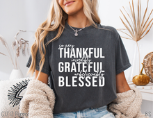 Load image into Gallery viewer, Stacked Thankful Grateful Blessed #BS8576 *10/5 PRINTS ON ORDER AND EXTRAS POSTED FOR PURCHASE BEFORE ARRIVAL
