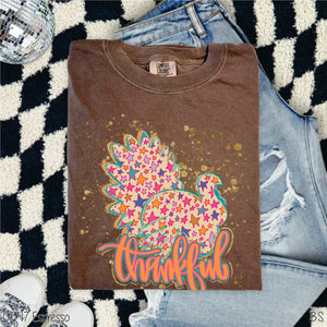 Star Turkey Thankful Splatter #BS8559 *10/5 PRINTS ON ORDER AND EXTRAS POSTED FOR PURCHASE BEFORE ARRIVAL