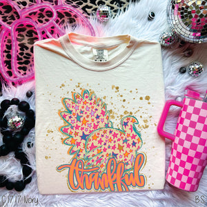 Star Turkey Thankful Splatter #BS8559 *10/5 PRINTS ON ORDER AND EXTRAS POSTED FOR PURCHASE BEFORE ARRIVAL