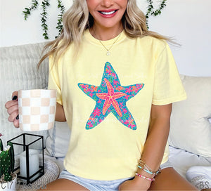 Starfish Preppy Neon #BS8068 *5/4 PRINTS ON ORDER AND EXTRAS POSTED FOR PURCHASE BEFORE ARRIVAL
