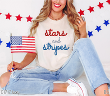 Load image into Gallery viewer, Stars And Stripes Faux Tinsel #BS6921
