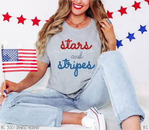 Stars And Stripes Faux Tinsel #BS6921