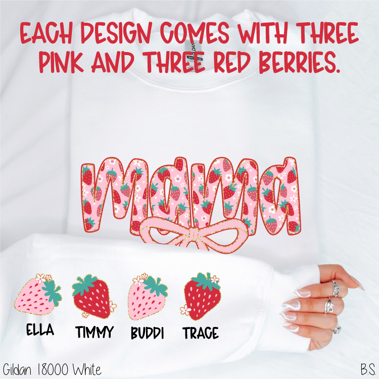 Strawberry Mama With Berries #BS8196