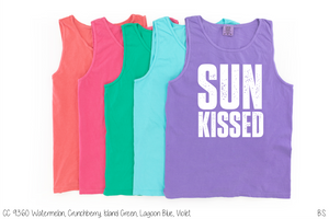 Sun Kissed Stamped Letters #BS8132