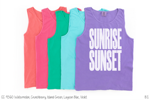 Sunrise Sunset Distressed #BS5532