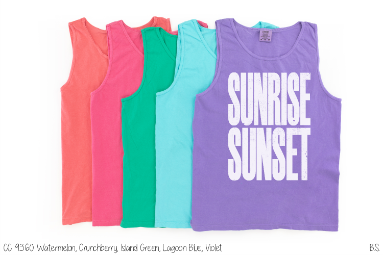 Sunrise Sunset Distressed #BS5532