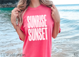 Sunrise Sunset Distressed #BS5532