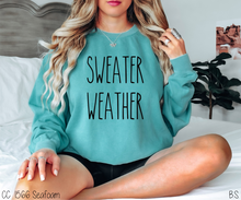Load image into Gallery viewer, Black Sweater Weather Dunn Style #BS6277
