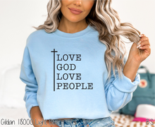 Load image into Gallery viewer, Tall Cross Love God Love People #BS6435
