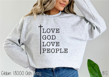 Load image into Gallery viewer, Tall Cross Love God Love People #BS6435
